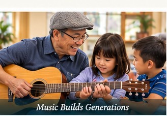 Intergenerational music activity